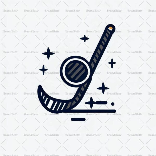Hockeyschläger und Puck